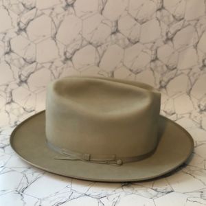 Vintage 10x Beaver Cowboy Hat Tan